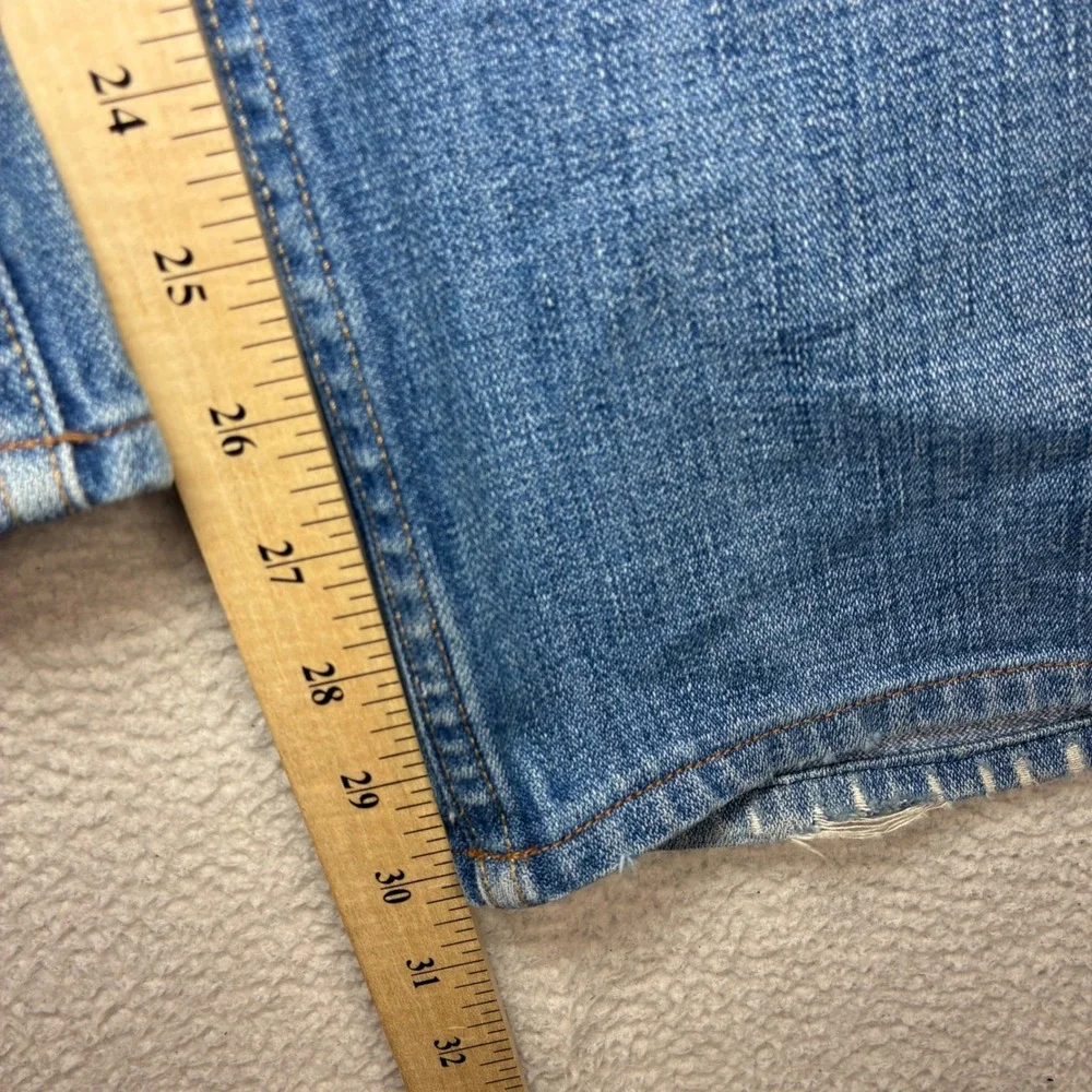 Vintage True Religion Bobby Jeans Men 33x30 Blue Faded Whiskered Distressed USA